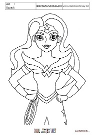 dc-kids-superhero-girls boyama sayfaları